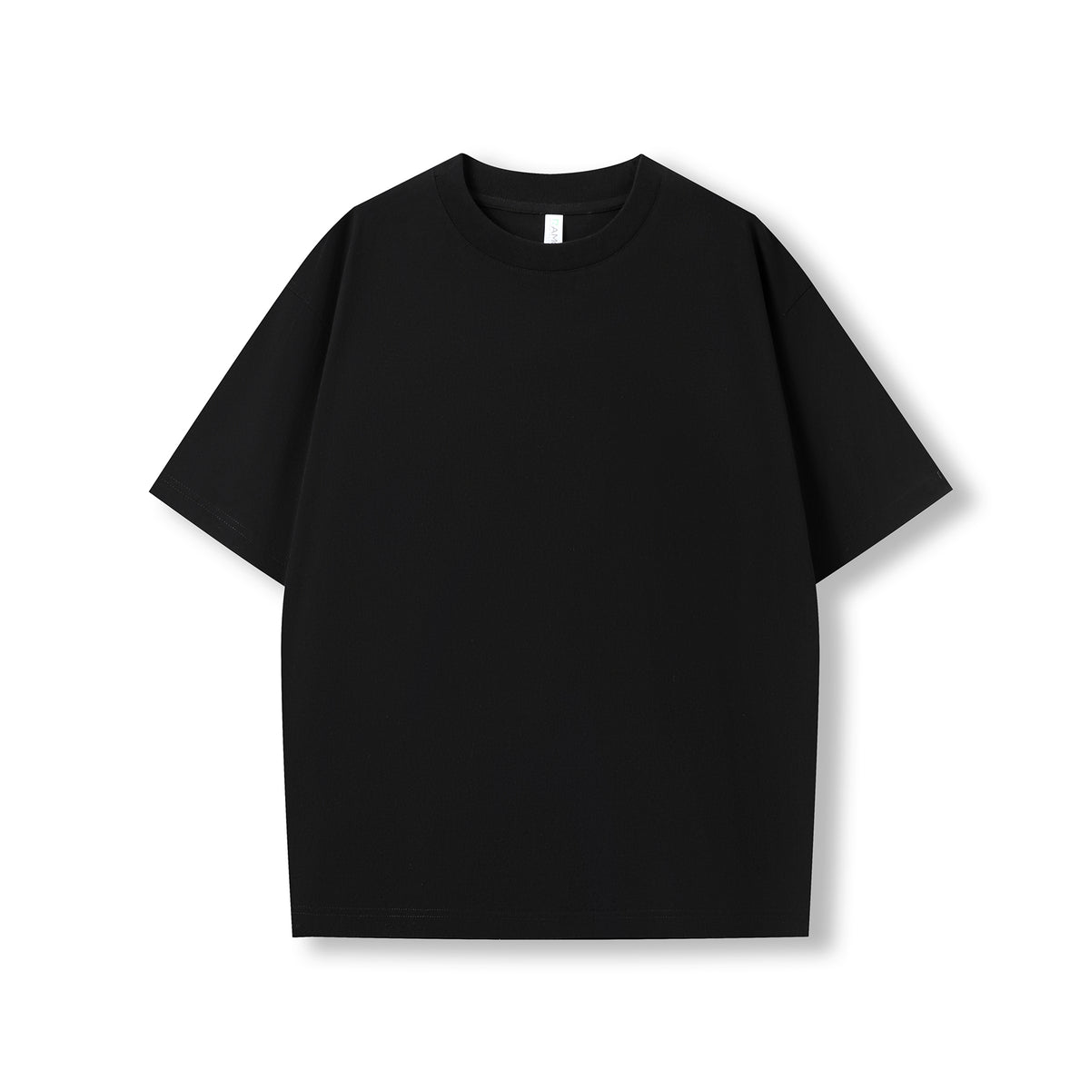 RAMO T203HO Unisex oversized Heavyweight organic Cotton Tshirt — Black front