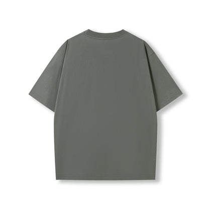 RAMO T203HO Unisex oversized Heavyweight organic Cotton Tshirt — Charcoal back