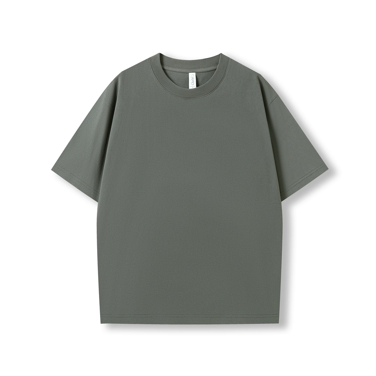 RAMO T203HO Unisex oversized Heavyweight organic Cotton Tshirt — Charcoal front
