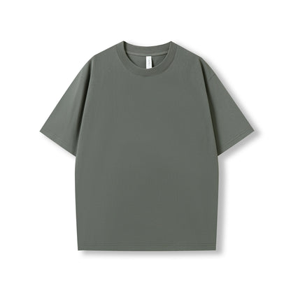 RAMO T203HO Unisex oversized Heavyweight organic Cotton Tshirt — Charcoal front