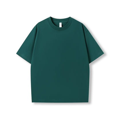 RAMO T203HO Unisex oversized Heavyweight organic Cotton Tshirt — Evergreen front