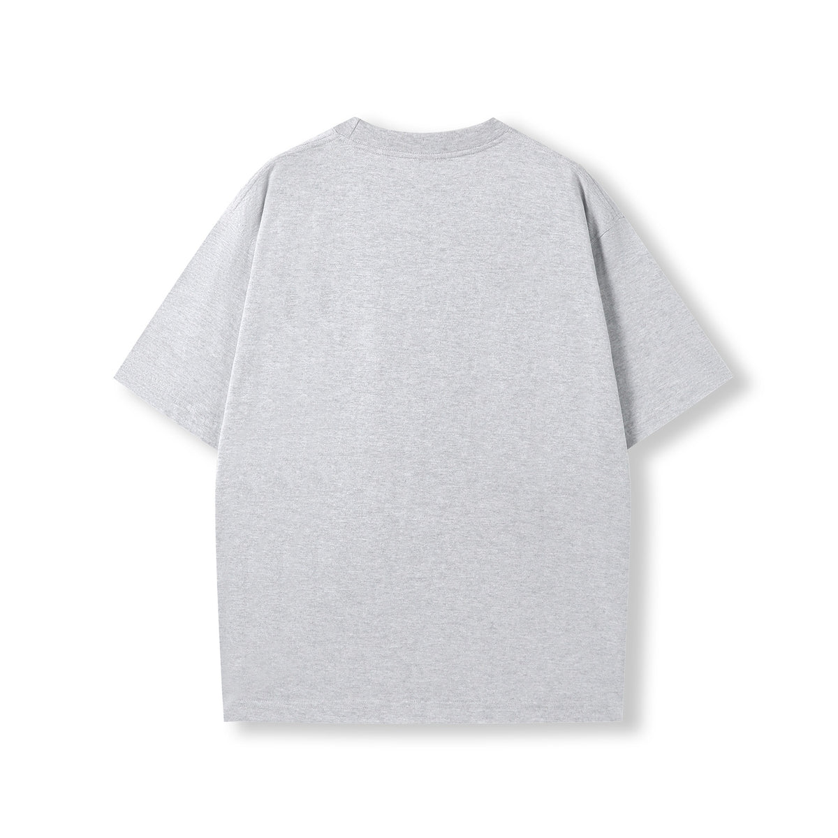 RAMO T203HO Unisex oversized Heavyweight organic Cotton Tshirt — Grey Marl back