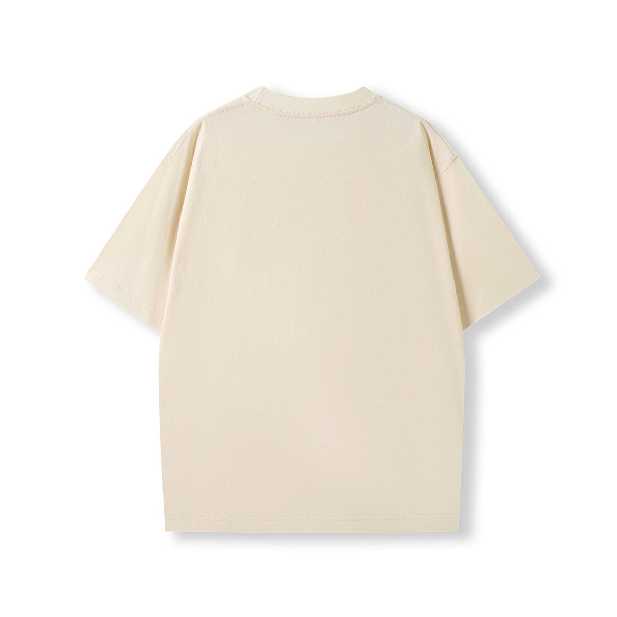 RAMO T203HO Unisex oversized Heavyweight organic Cotton Tshirt — Natural back