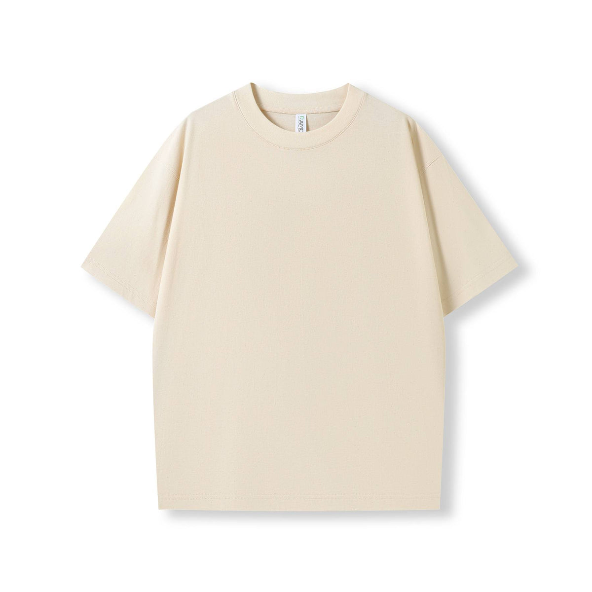 RAMO T203HO Unisex oversized Heavyweight organic Cotton Tshirt — Natural front