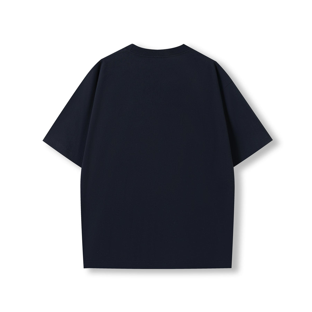 RAMO T203HO Unisex oversized Heavyweight organic Cotton Tshirt — Navy Blue back