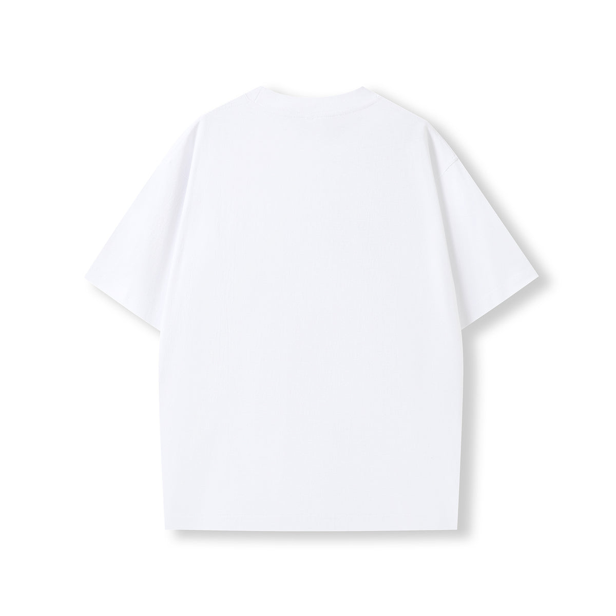 RAMO T203HO Unisex oversized Heavyweight organic Cotton Tshirt — White back