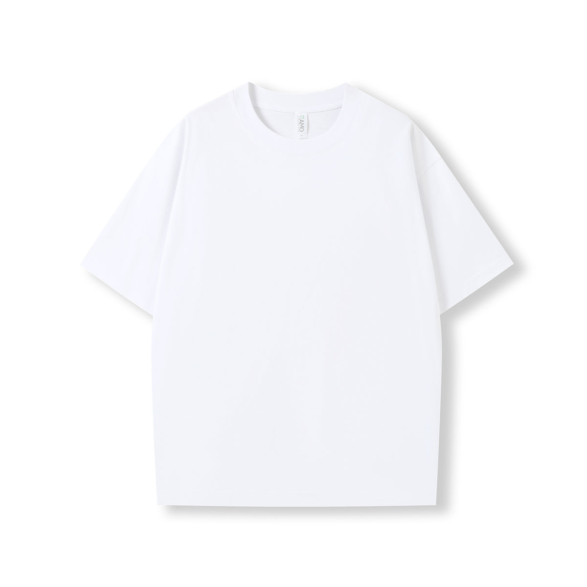 RAMO T203HO Unisex oversized Heavyweight organic Cotton Tshirt — White front