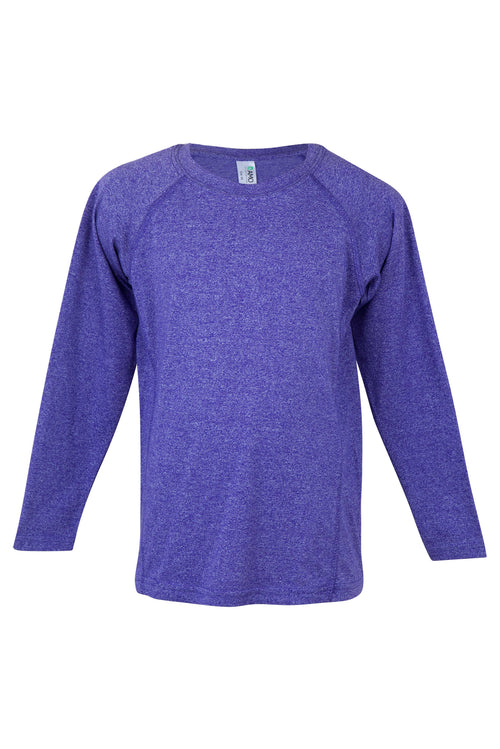 RAMO Kid's Greatness long sleeve T-shirt — Grape Heather