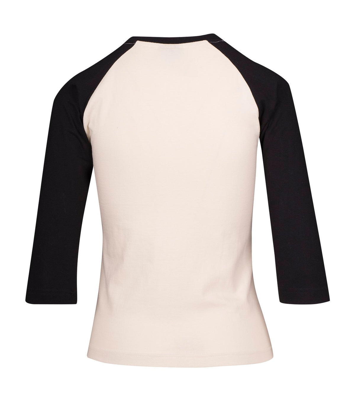 RAMO T231RL Women's 3/4 Sleeve Raglan T-shirt — Bone/Black back