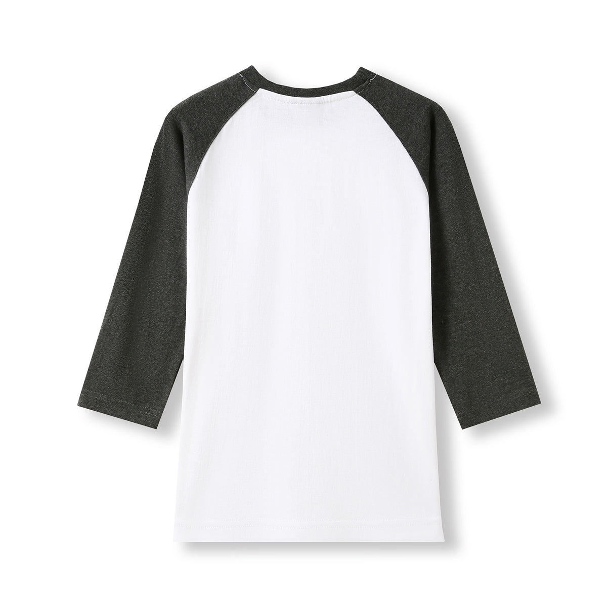 RAMO T231RL Women's 3/4 Sleeve Raglan T-shirt — White/Dark Marl back