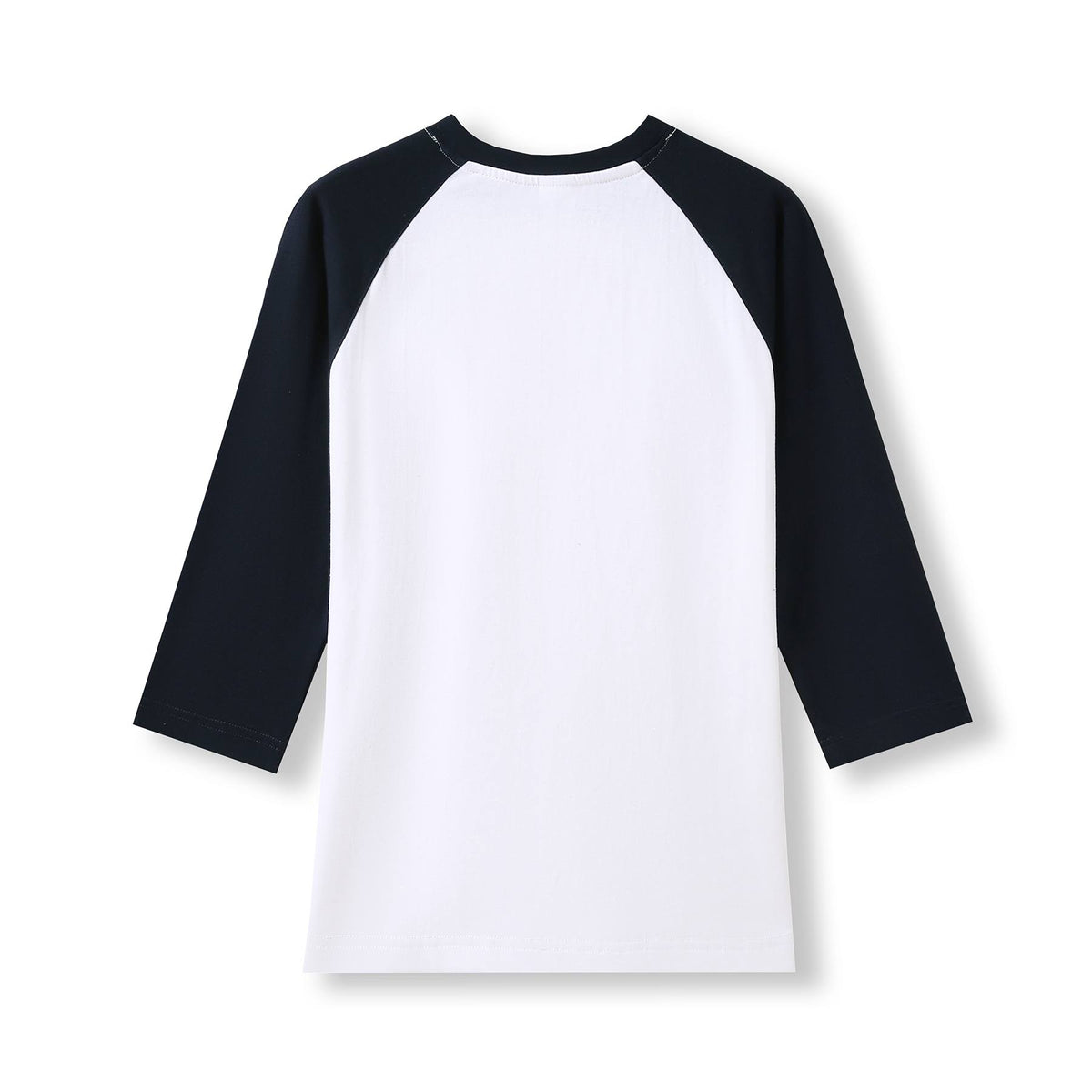 RAMO T231RL Women's 3/4 Sleeve Raglan T-shirt — White/Navy back