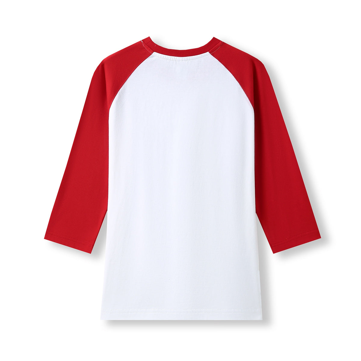 RAMO T231RL Women's 3/4 Sleeve Raglan T-shirt — White/Red back