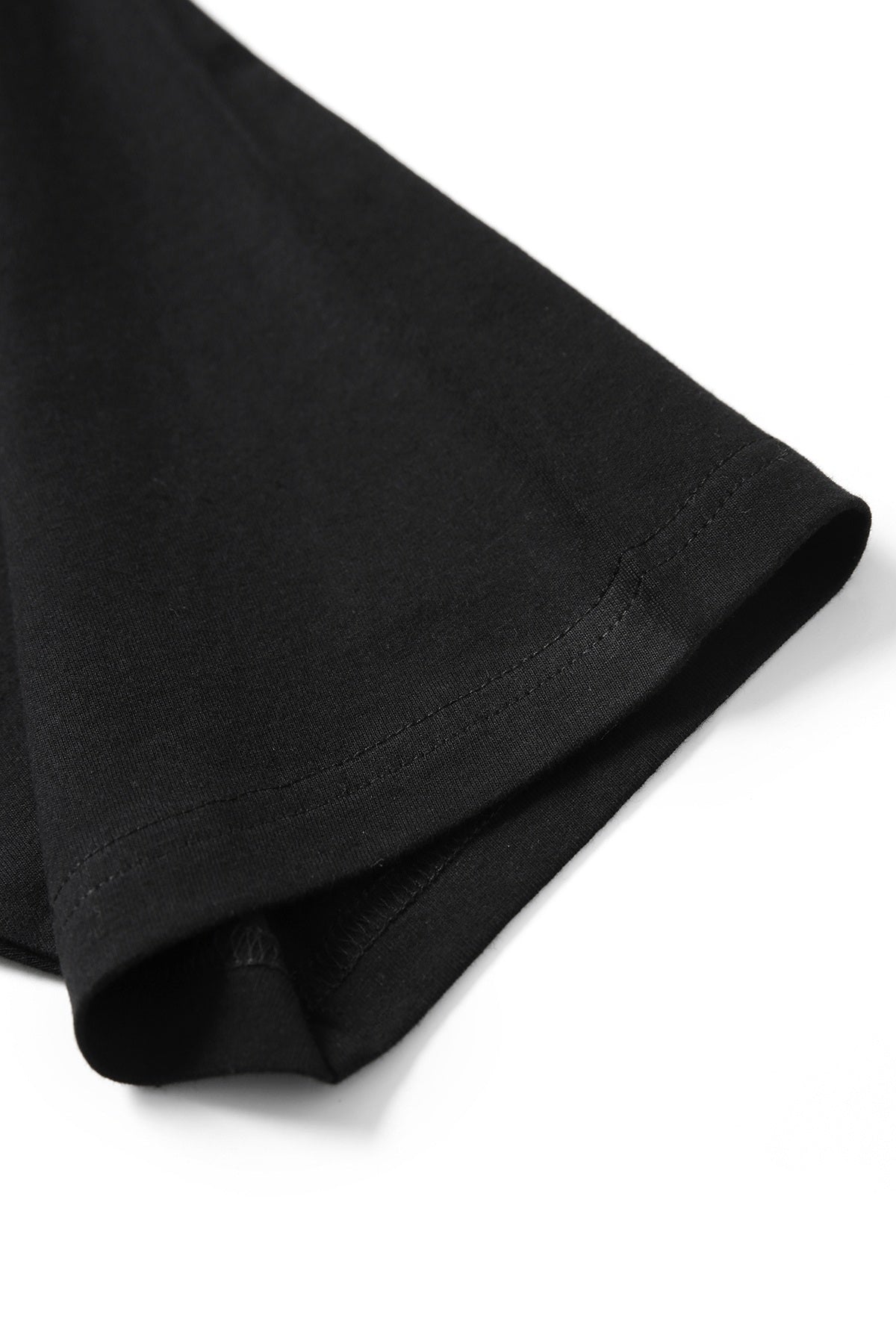 RAMO T232RG Unisex Contrast Raglan Sleeve Tee — Bone/Black side