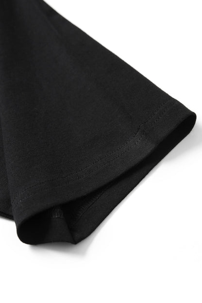 RAMO T232RG Unisex Contrast Raglan Sleeve Tee — Bone/Black side