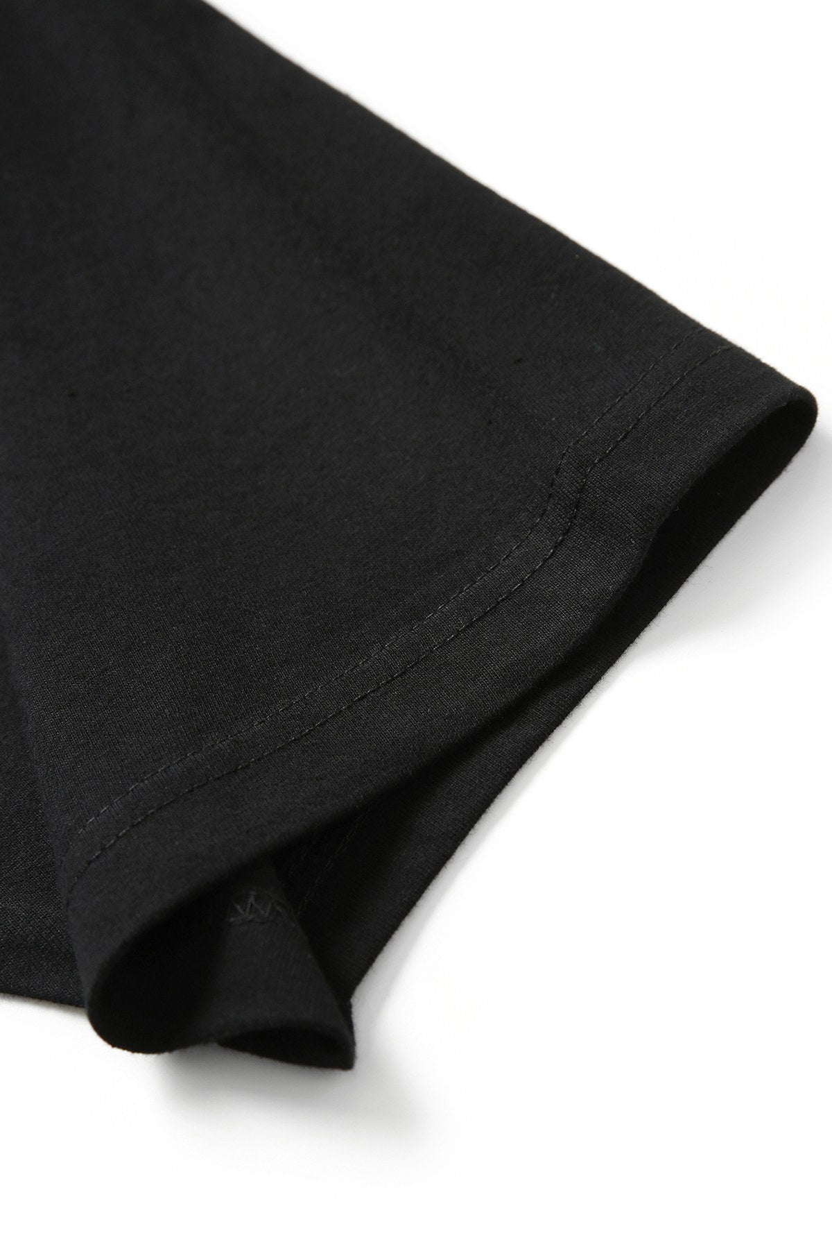RAMO T232RG Unisex Contrast Raglan Sleeve Tee — Dark Marl/Black side