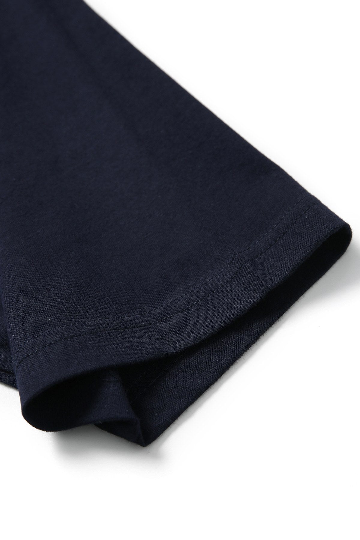 RAMO T232RG Unisex Contrast Raglan Sleeve Tee — White/Navy side