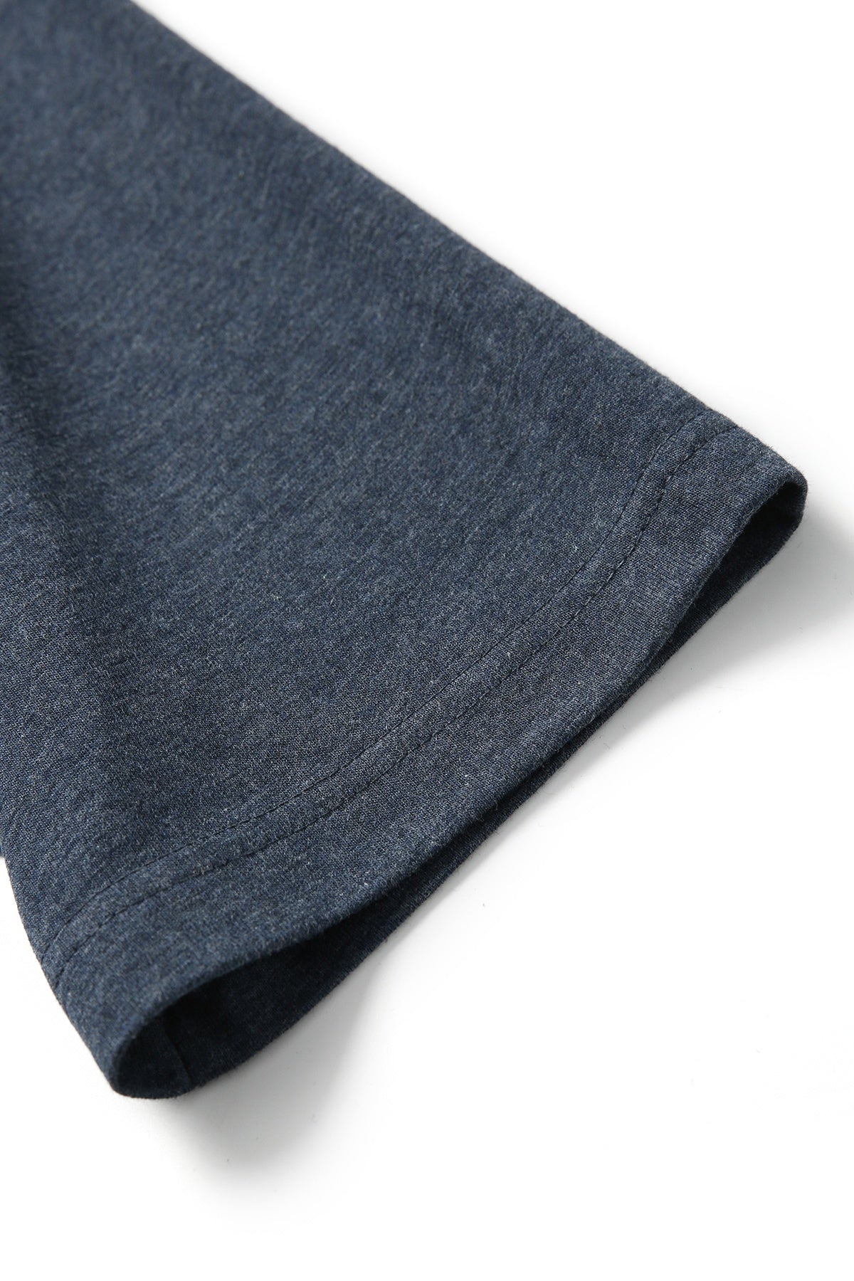 RAMO T232RG Unisex Contrast Raglan Sleeve Tee — White/Navy Marl side