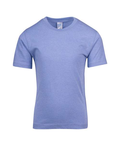 RAMO Kids Marl Crew Neck T-shirt — Sky Marl