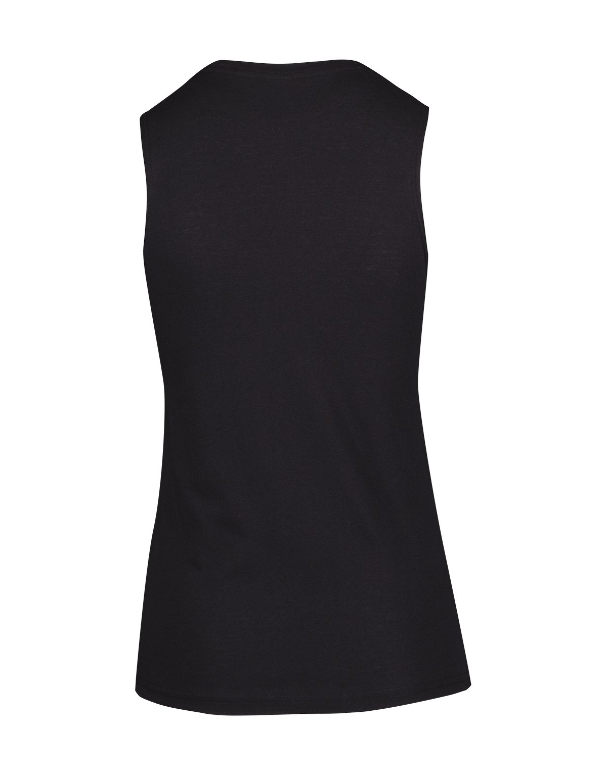 RAMO T403LD Women's Greatness Heather Sleeveless Tee — Black back