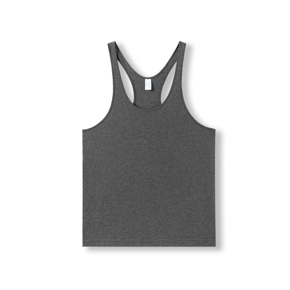 RAMO T407HC Men T-back Singlet — Charcoal Marl front