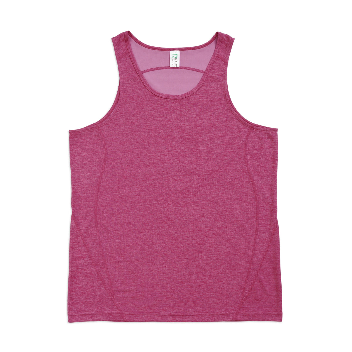RAMO T448SGM Men's Challenger 100% polyester Singlet — Hot Pink Marl front