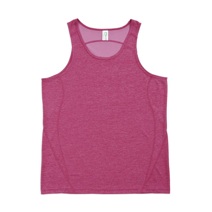 RAMO T448SGM Men's Challenger 100% polyester Singlet — Hot Pink Marl front