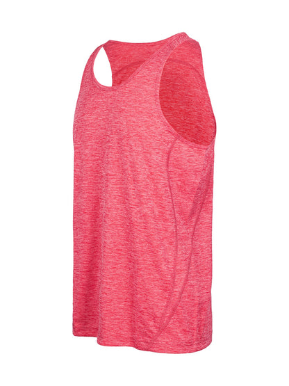 RAMO T448SGM Men's Challenger 100% polyester Singlet — Red Marl side