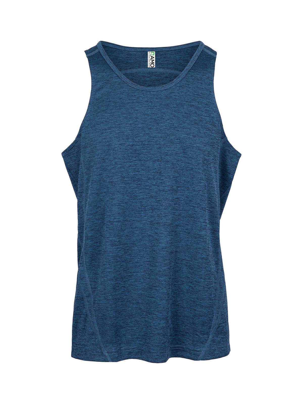 RAMO T448SGM Men's Challenger 100% polyester Singlet — Teal Marl front
