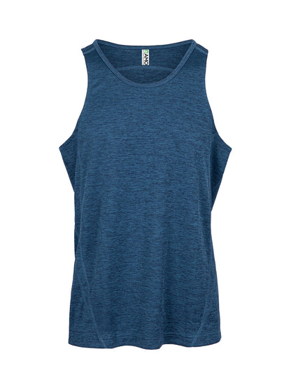 RAMO T448SGM Men's Challenger 100% polyester Singlet — Teal Marl front