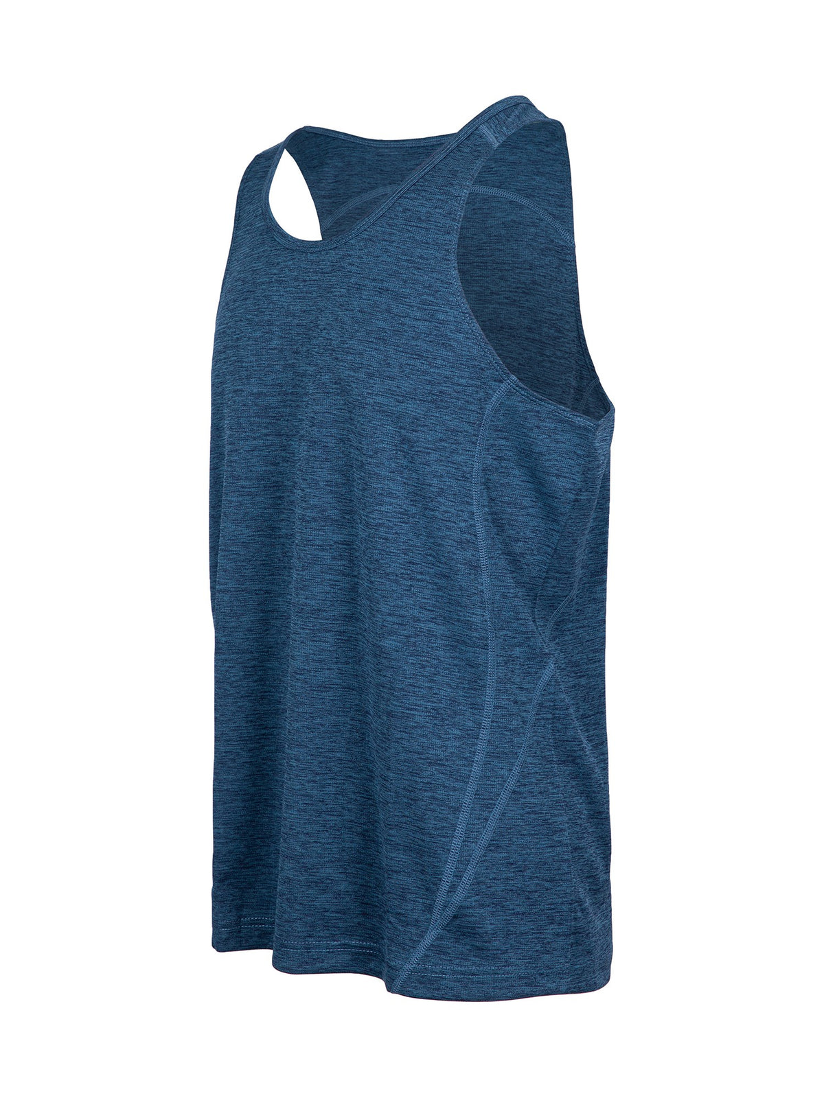 RAMO T448SGM Men's Challenger 100% polyester Singlet — Teal Marl side
