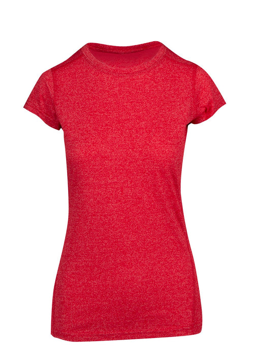 RAMO Women's Greatness Athletic Tee — Red Heather