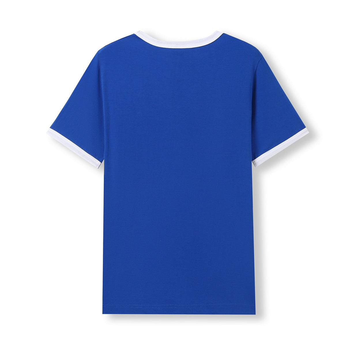 RAMO T525RN Unisex Combed Cotton Ringer Tee — Royal/White back