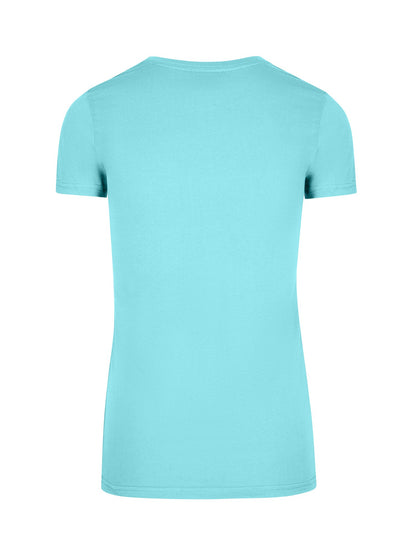 RAMO T601LD Women's American Style T-shirt — Aqua back
