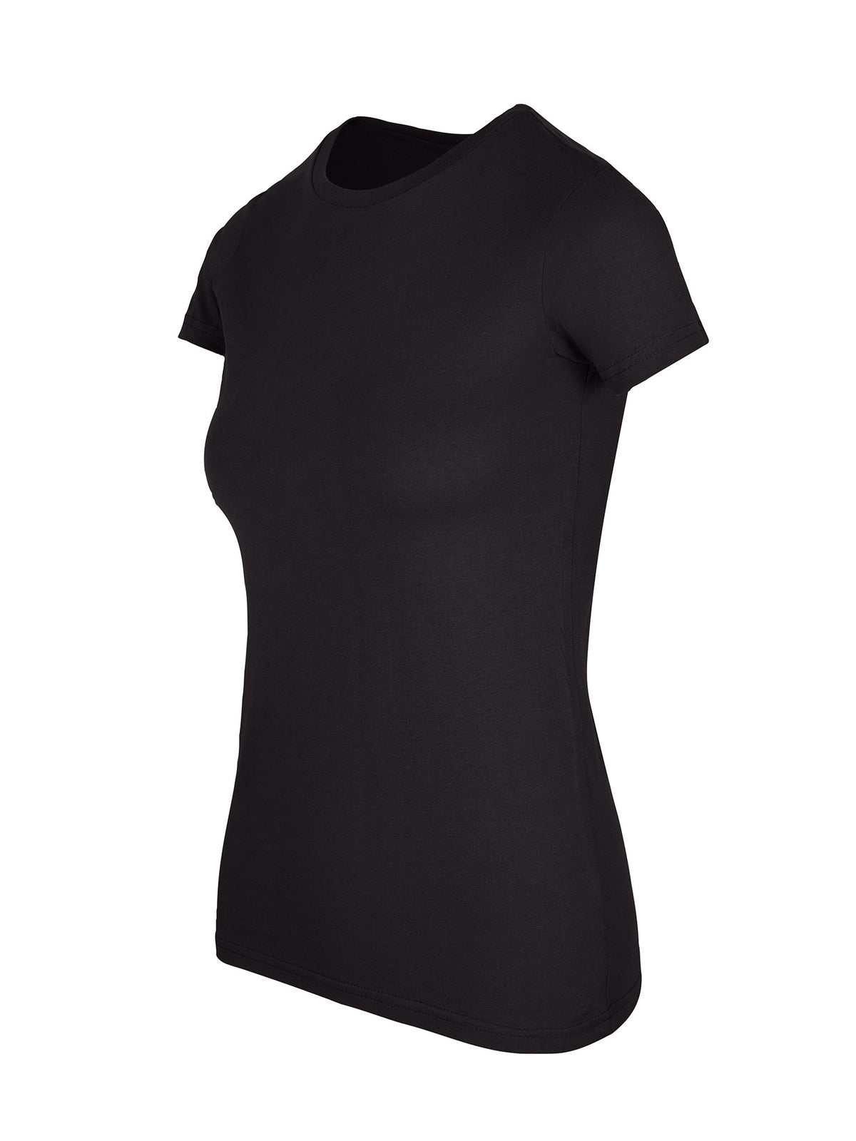 RAMO T601LD Women's American Style T-shirt — Black side