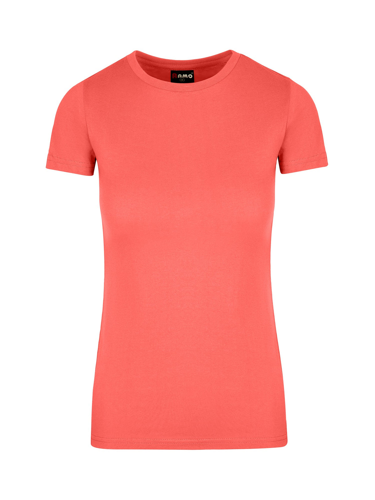 RAMO T601LD Women's American Style T-shirt — Coral Red front