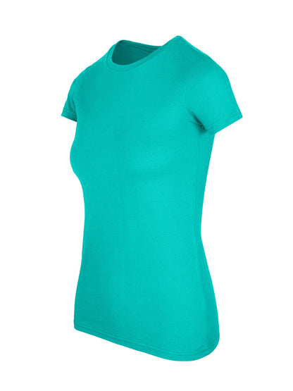 RAMO T601LD Women's American Style T-shirt — Fruit Green side