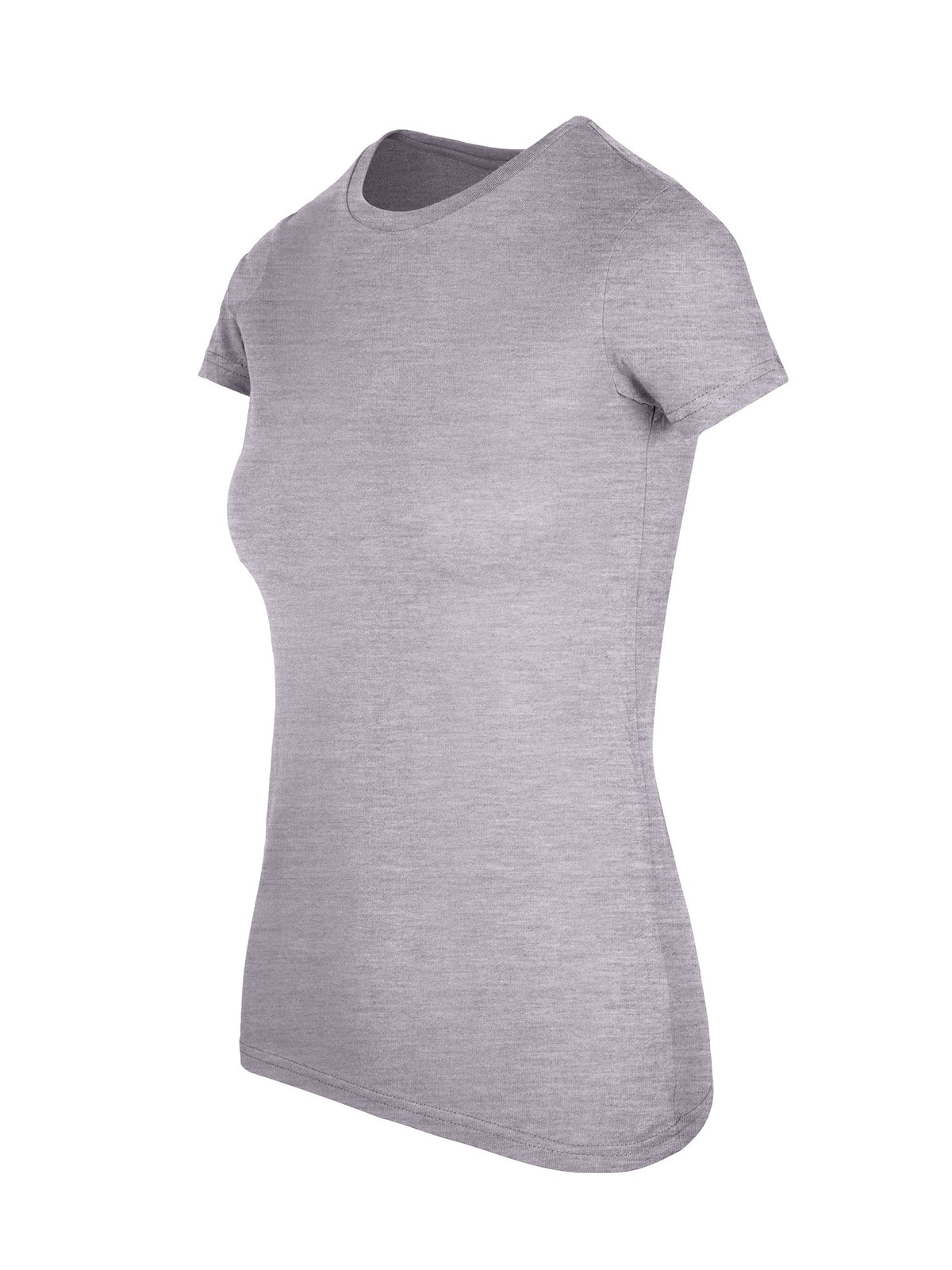 RAMO T601LD Women's American Style T-shirt — Grey Marl side