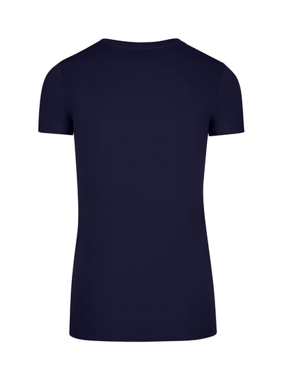 RAMO T601LD Women's American Style T-shirt — Navy Blue back