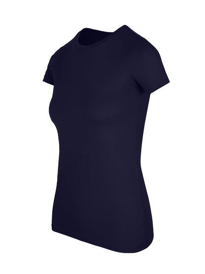 RAMO T601LD Women's American Style T-shirt — Navy Blue side