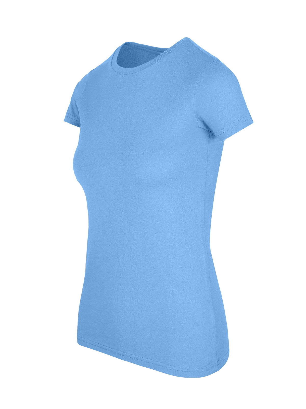 RAMO T601LD Women's American Style T-shirt — Sky Blue side