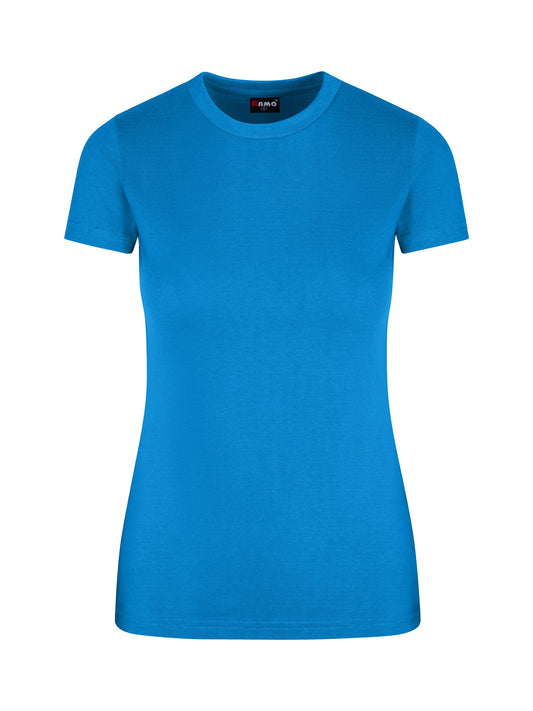 RAMO T626LD Womens Slim Fit Tee — Azure front