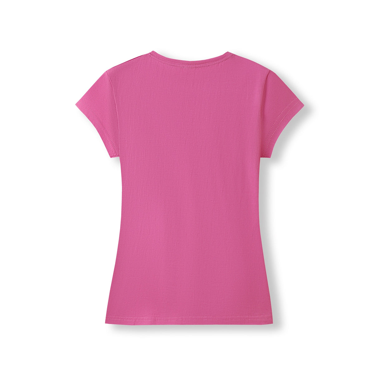 RAMO T727LD Women's Combed Cotton V Neck Tee — Tulip back