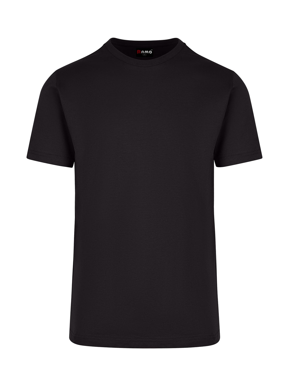RAMO T801HC Unisex American Style Cotton Tee — Black front