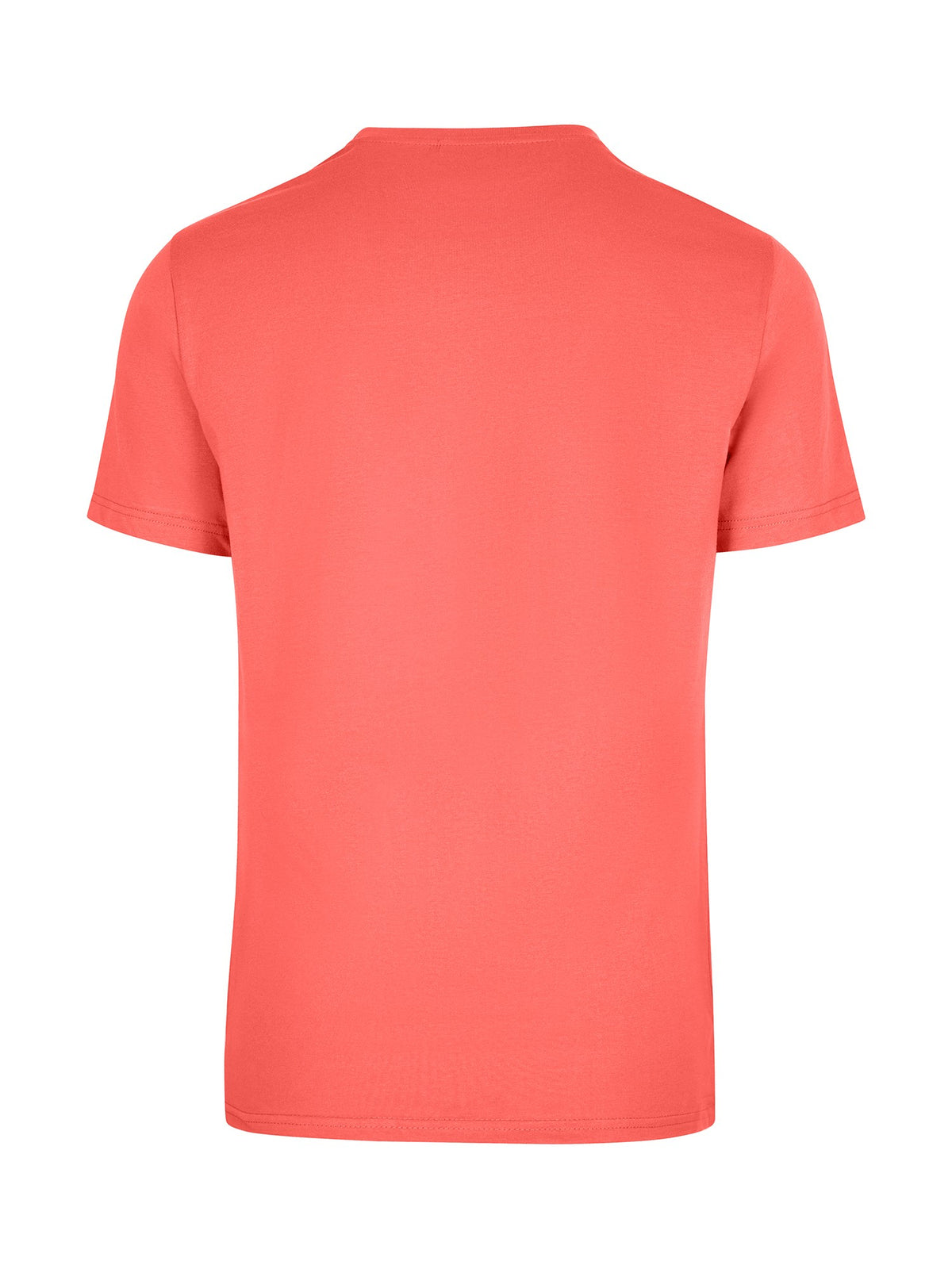 RAMO T801HC Unisex American Style Cotton Tee — Coral Red back