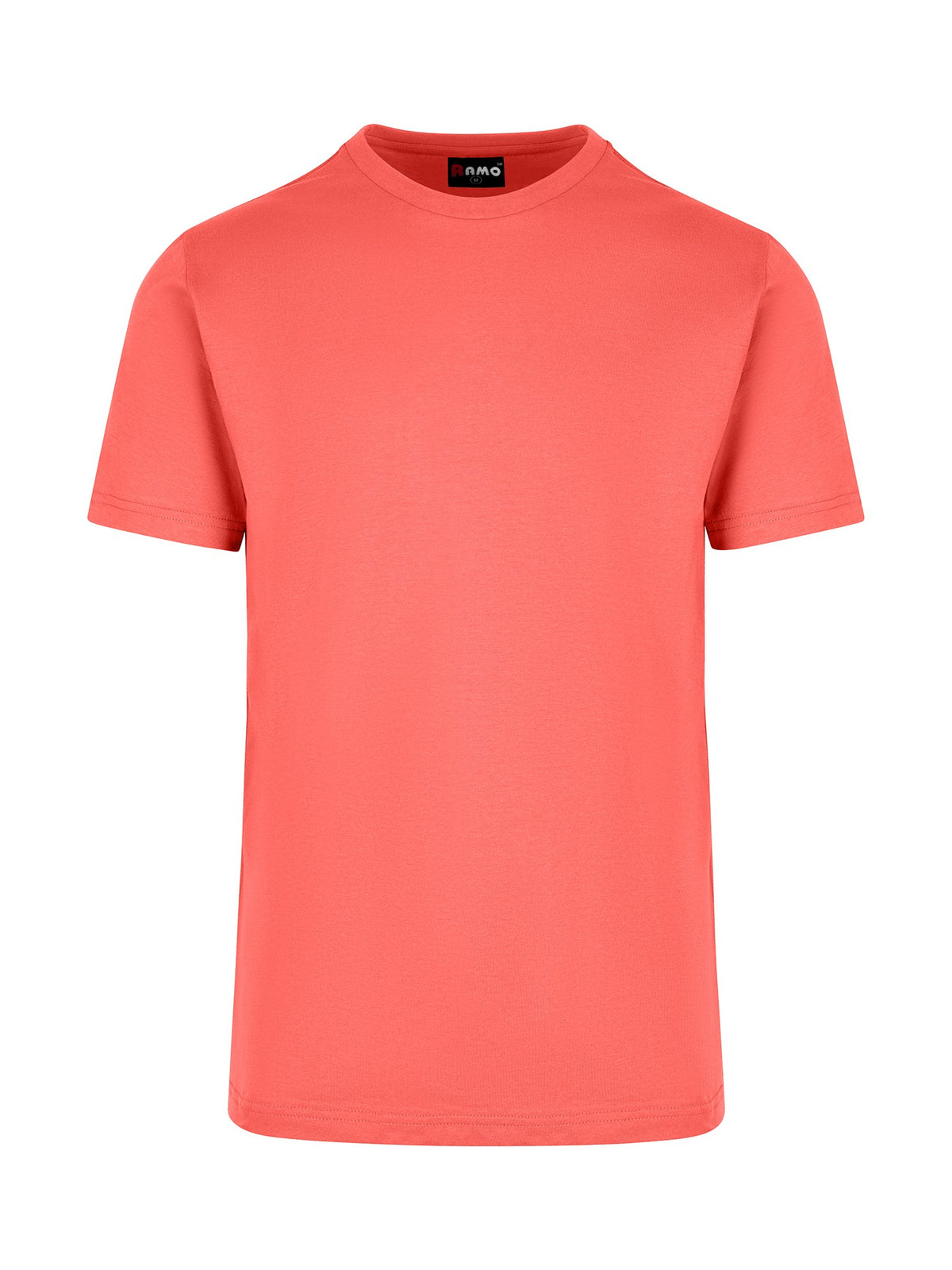 RAMO T801HC Unisex American Style Cotton Tee — Coral Red front
