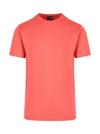 RAMO T801HC Unisex American Style Cotton Tee — Coral Red front