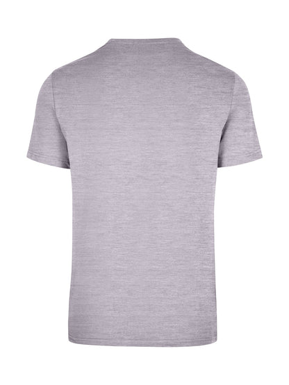 RAMO T801HC Unisex American Style Cotton Tee — Grey Marl back
