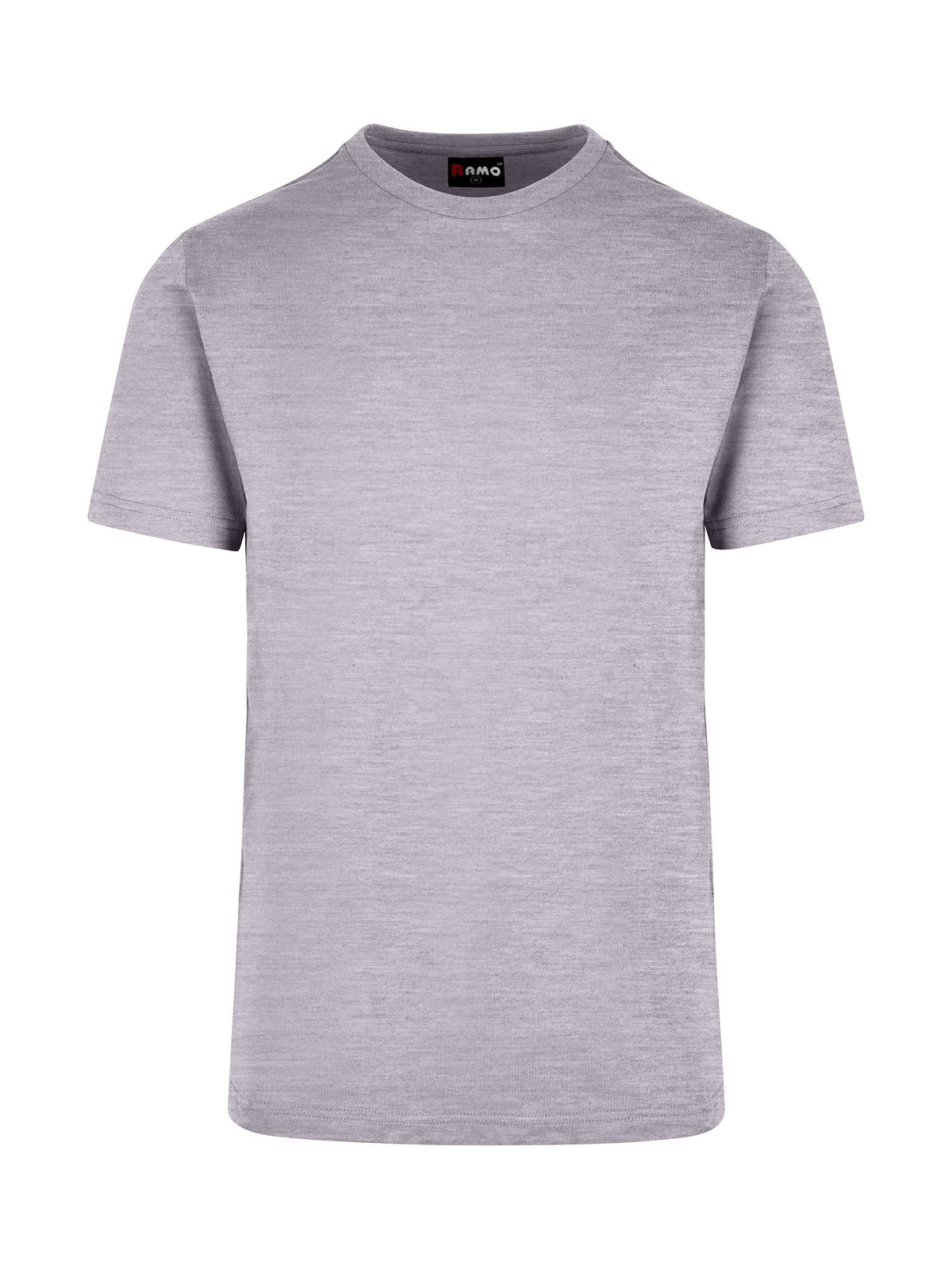 RAMO T801HC Unisex American Style Cotton Tee — Grey Marl front