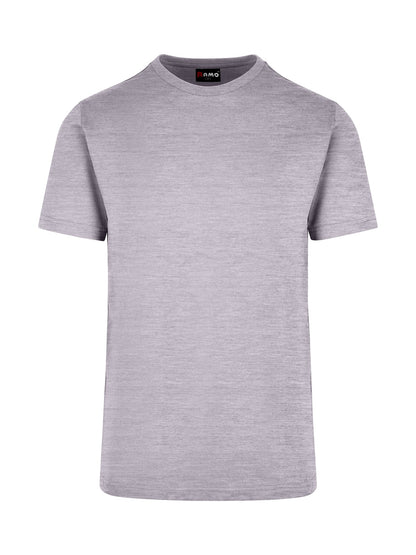 RAMO T801HC Unisex American Style Cotton Tee — Grey Marl front