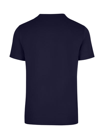 RAMO T801HC Unisex American Style Cotton Tee — Navy Blue back